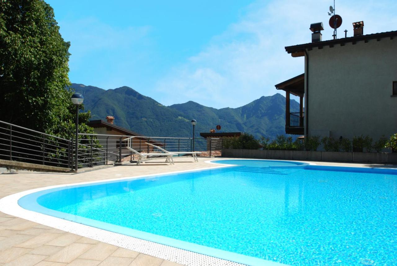 Iseo Lake Villa Con Vista Lago E Piscina Коста-Вольпіна Екстер'єр фото